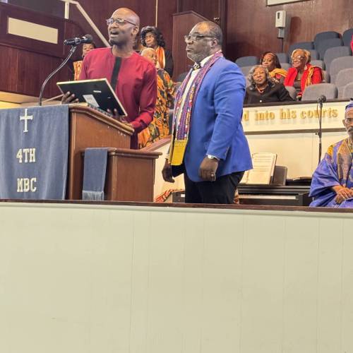 Rev. Tim Davis license presentation